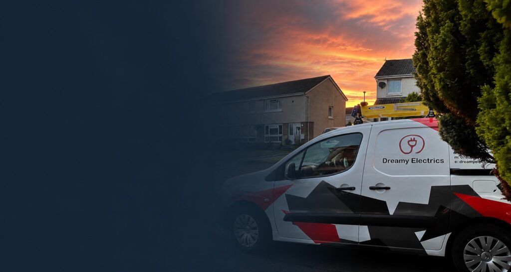 Dreamy Electrics electrician carrying out electrical installation work in Helensburgh, Alexandria, Balloch and Clydebank